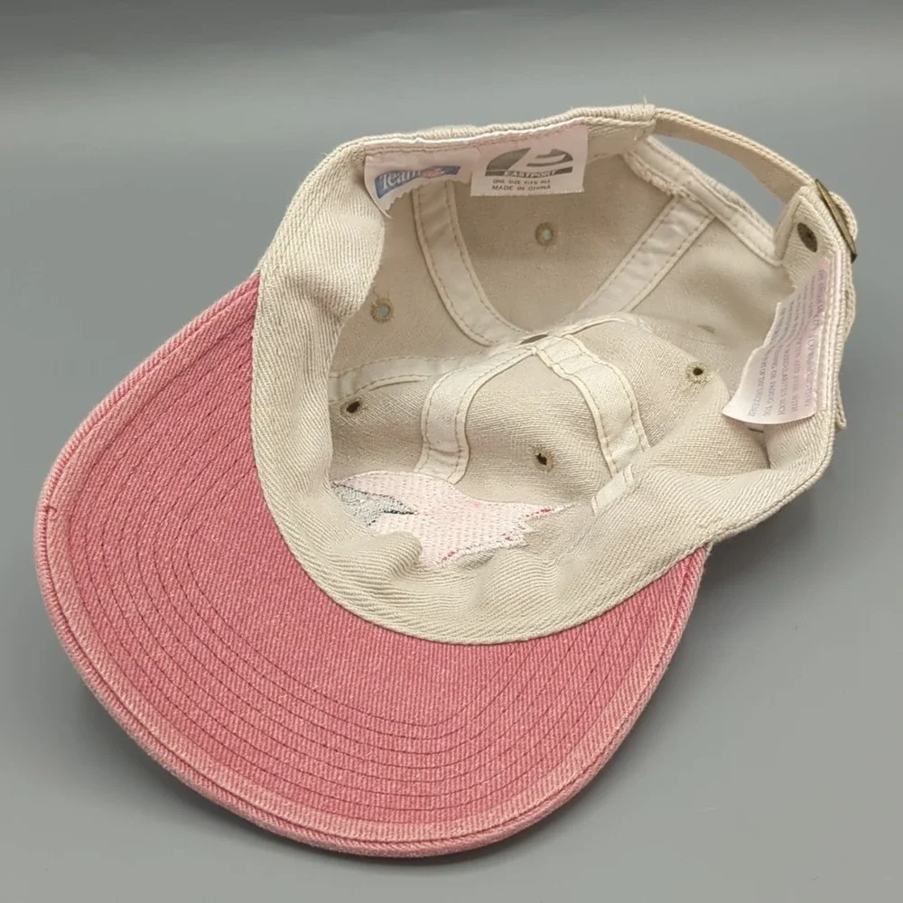 Vintage 90s Arizona Cardinals NFL Strapback Hat Cap Eastport OSFA Faded